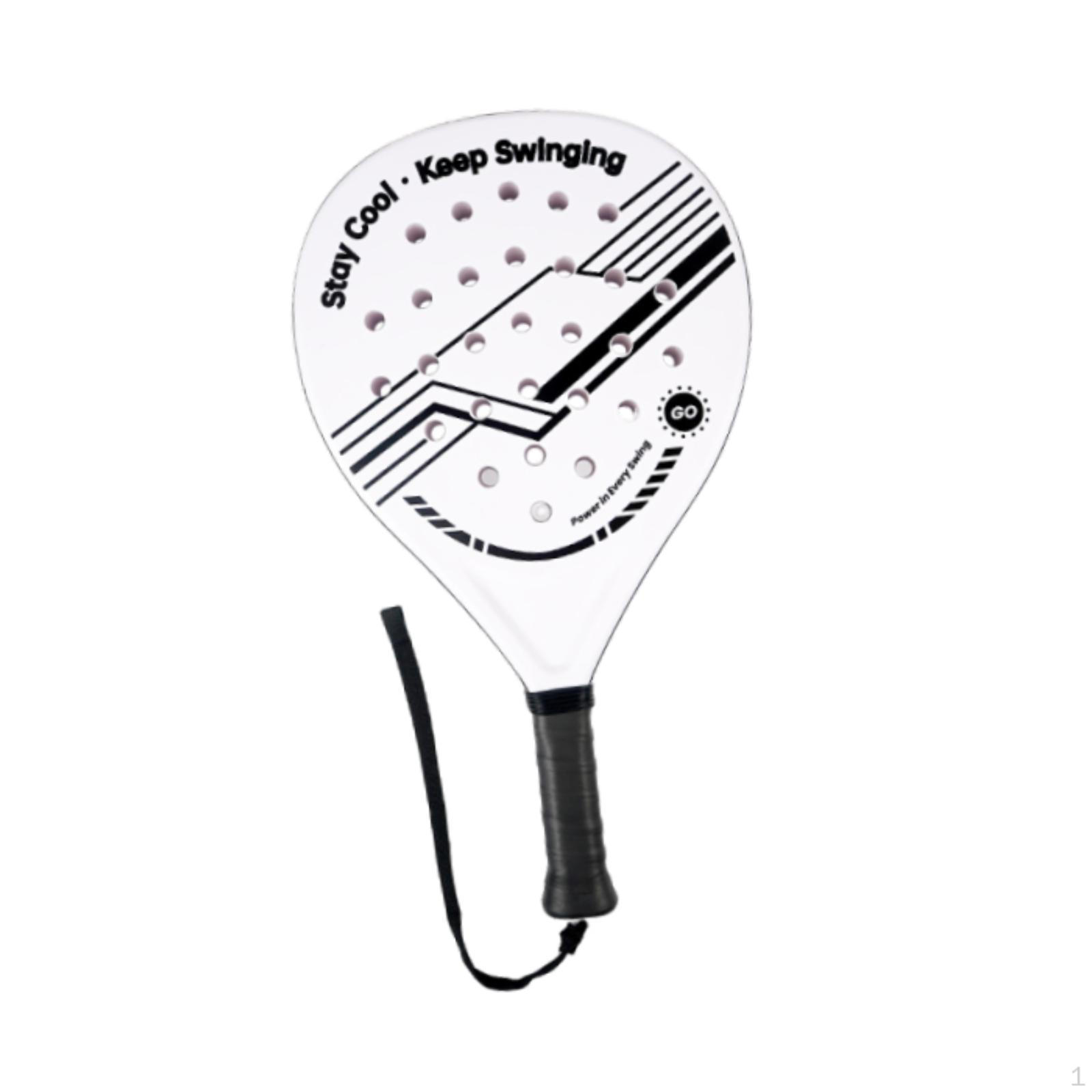 

Beginner s Padel Racket, Epecore Fitness Equipment for Family And School Playgrounds білий