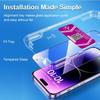 One-click installation Full Cover Anti Blue Ray Tempered Glass For iPhone Air 17 16 15 14 13 11 12 Pro Max X XS XR Screen Protector