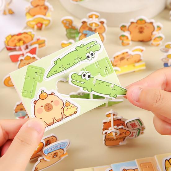 25/30Pcs DIY 3D Animal Puzzle Set Insect Dinosaur Panda Puzzle Assembly Activity Game Kids Educational Jigsaw Toy Classroom Prizes Party Favors