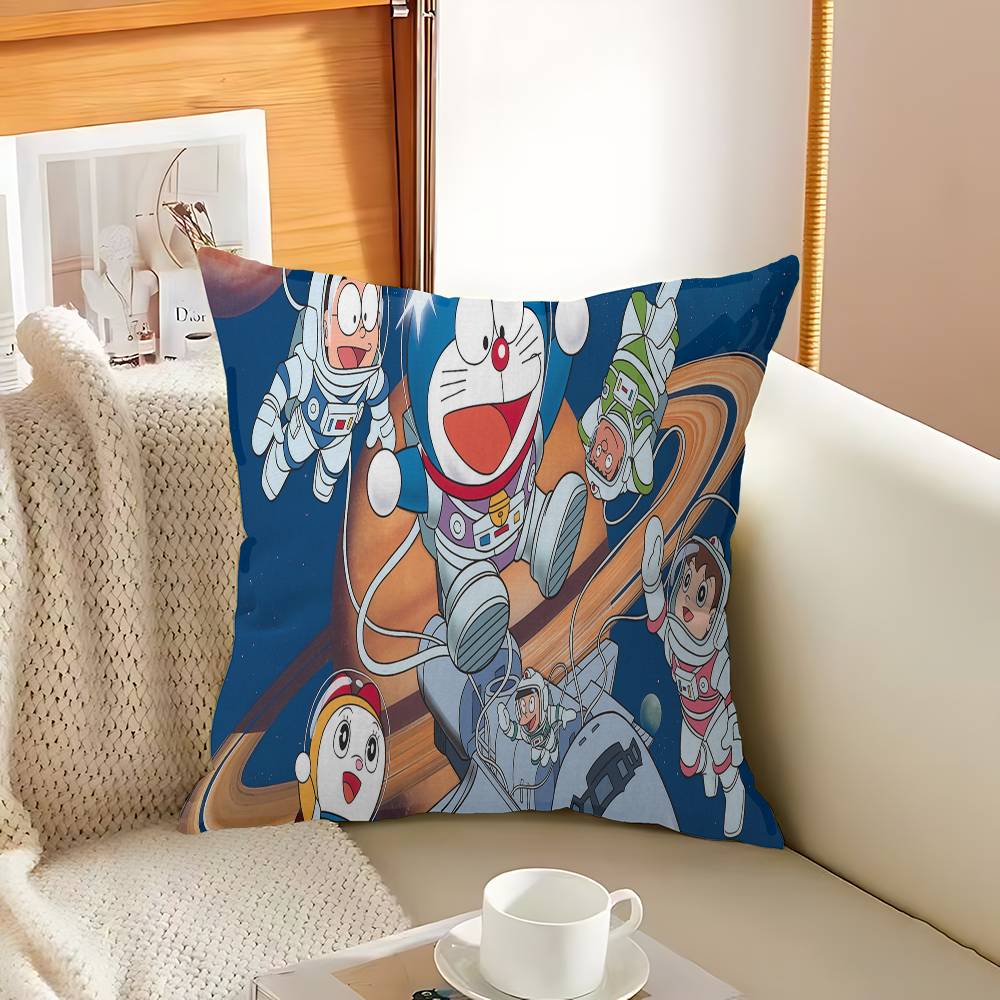 D-DoraemonS Cushion Cover Car Throw Pillow Case For Sofa Car Christmas Gift 40x40cm 45x45cm
