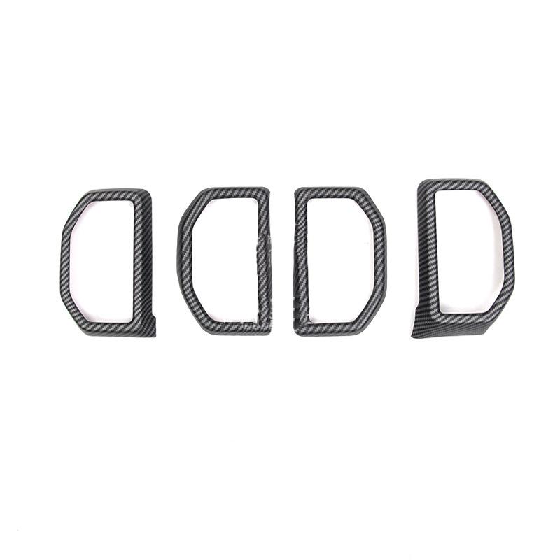 För Ford Bronco Sport CX430 Instrumentpanel Luftventil Utloppsskydd Trim Dekoration Bilstyling Autotillbehör