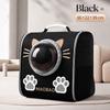 Breathable Mesh Space Capsule Cat Backpack Transparent Window Cat Travel Bag  Outdoor Walking