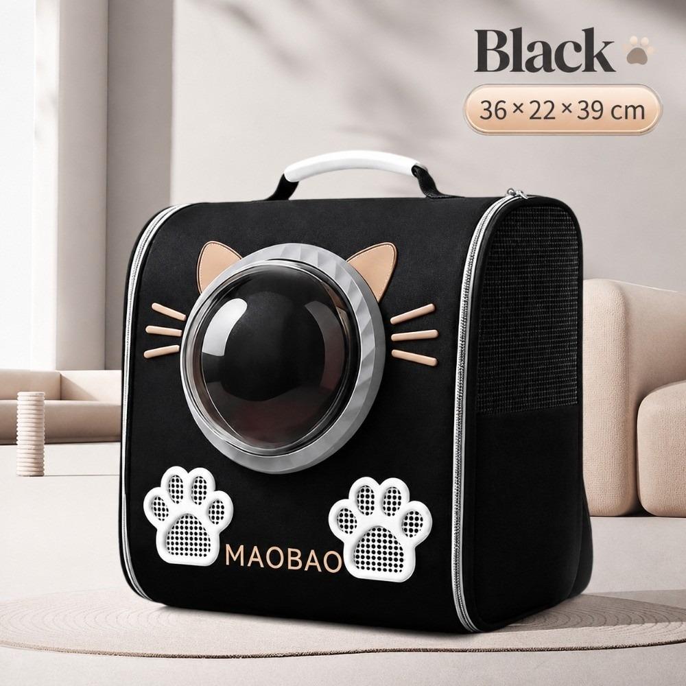 Breathable Mesh Space Capsule Cat Backpack Transparent Window Cat Travel Bag  Outdoor Walking