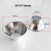 1 Piece 20-126Mm 15-120 Degree Lampshade Reflective Bowl For Diy Light Optical Led Aluminium Reflector Cup For Cob Lamp Bead