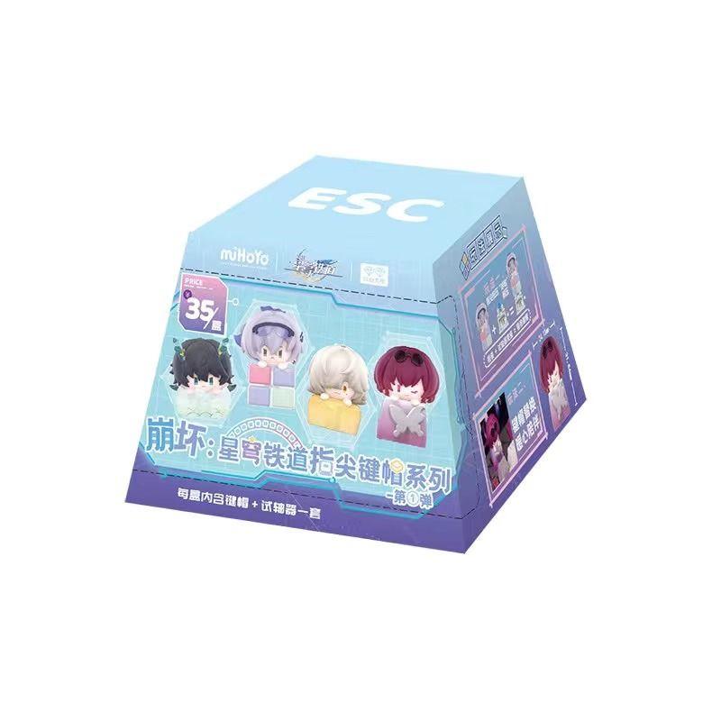 

Honkai: Star Rail Fingertip Keycap Series miHoYo Blind Box Model Cartoon Collection Home Decoration Surprise Gift In Stock