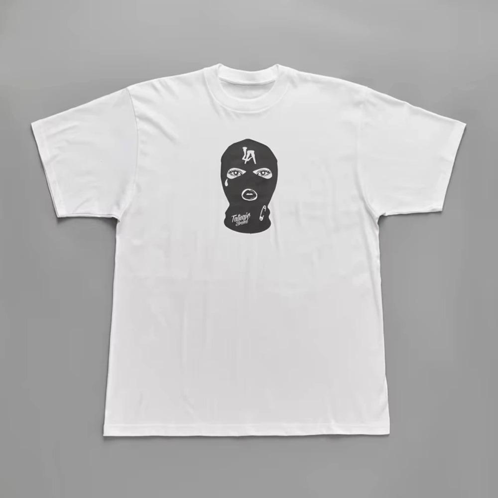 

Модная повседневная футболка с коротким рукавом в стиле Западного побережья, высокого качества, летняя, с круглым вырезом и коротким рукавом XXXXXL