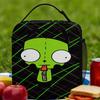 Gir Lunch Bag For Girls Invaders Zims Custom Lunch Box Leisure Travel Cooler Bag Convenient Oxford Thermal Tote Handbags