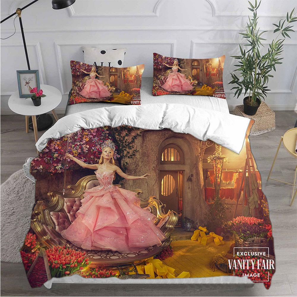 3PCs Movie Wicked Witch Bedding Set 3D Print Comforter Duvet Cover Single Twin Queen King Size Home Decor Princess Bedding Linen