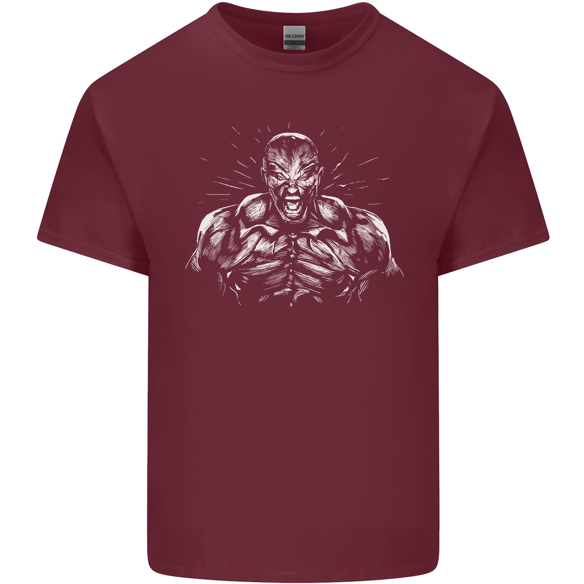 Bodybuilder Gym Training Top Bodybuilding Unisexs Light Cotton TShirt S