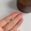 Sterling Silver Balloon Dog Stud Earrings: Simple, Delicate, Cool Style for Women
