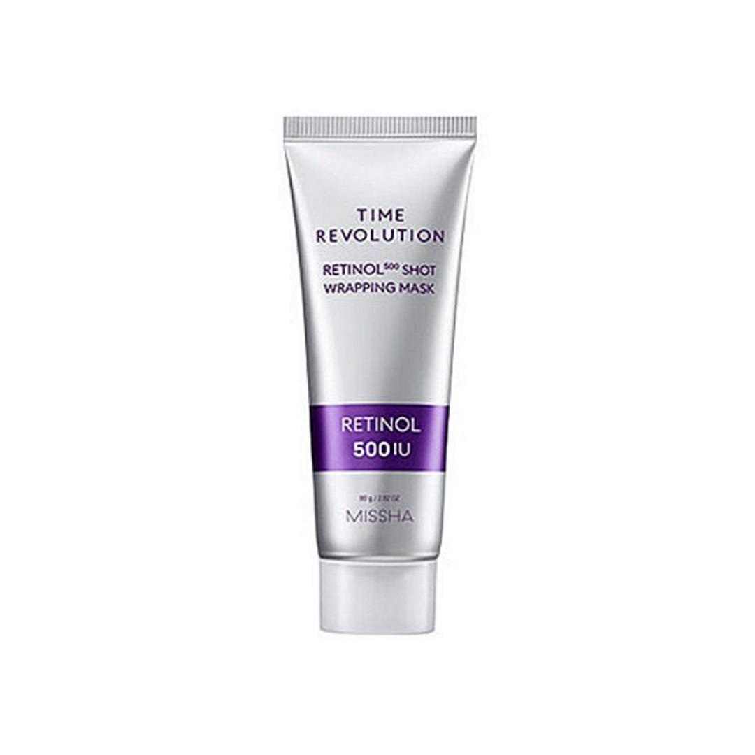 [Missha] Time Revolution Retinol Shot 500IU Wrapping Mask 80g 80g x 1