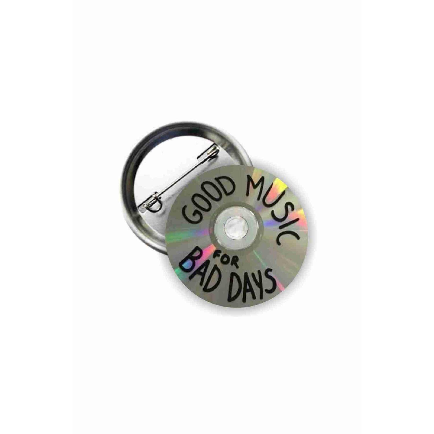 

Хороша музика для поганих днів Cd Y2k гранж стиль значок кнопки