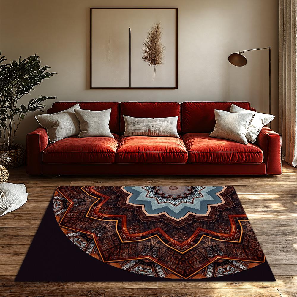 Vintage Persian Rug Pattern Doormat Indoor Outdoor Entrance Floor Mat Bohemian Decor Area Rug Home Decor Throw Rug Carpet Living