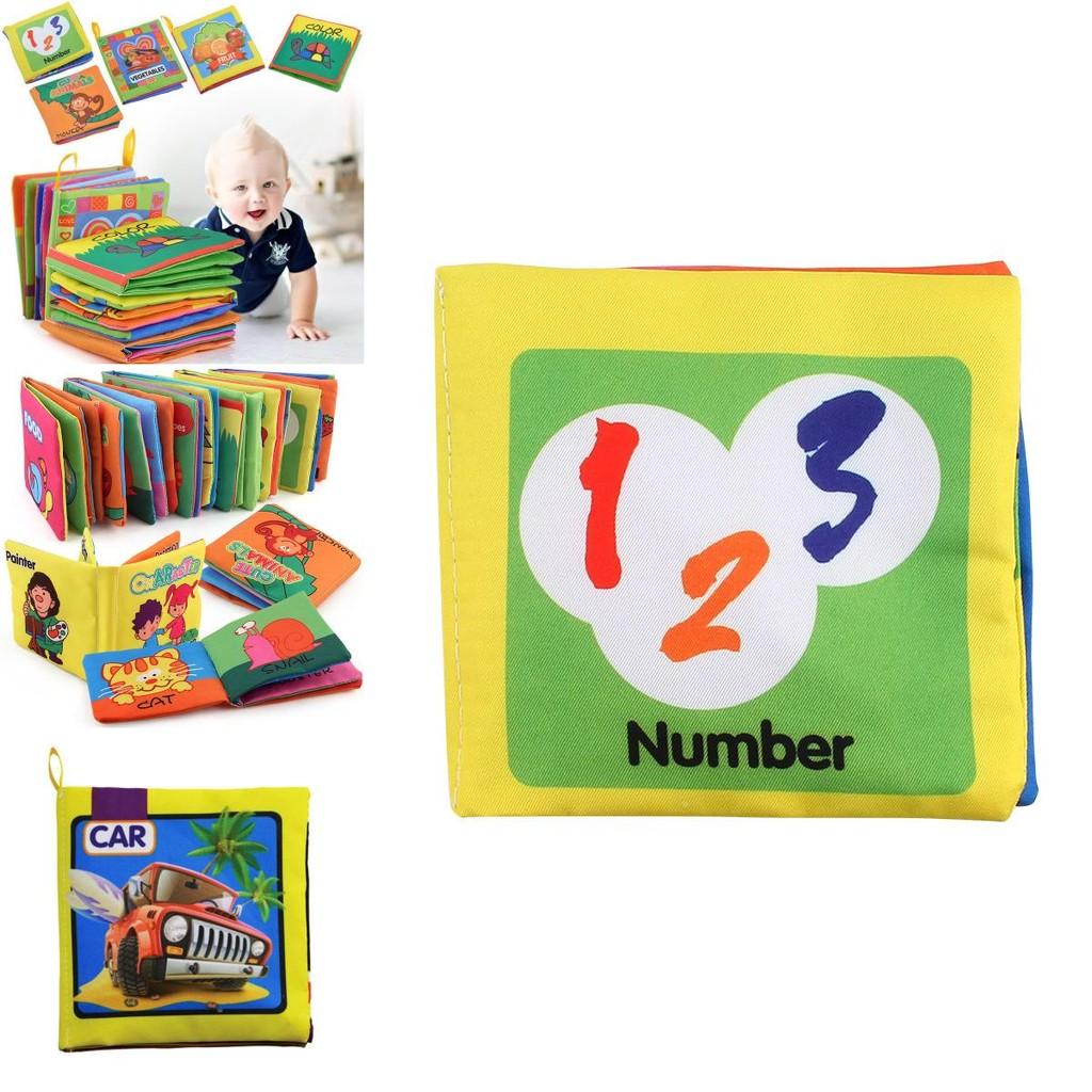 Vibrant Intelligence Development Cloth Bed Cognize Book Educational Toy For Babies