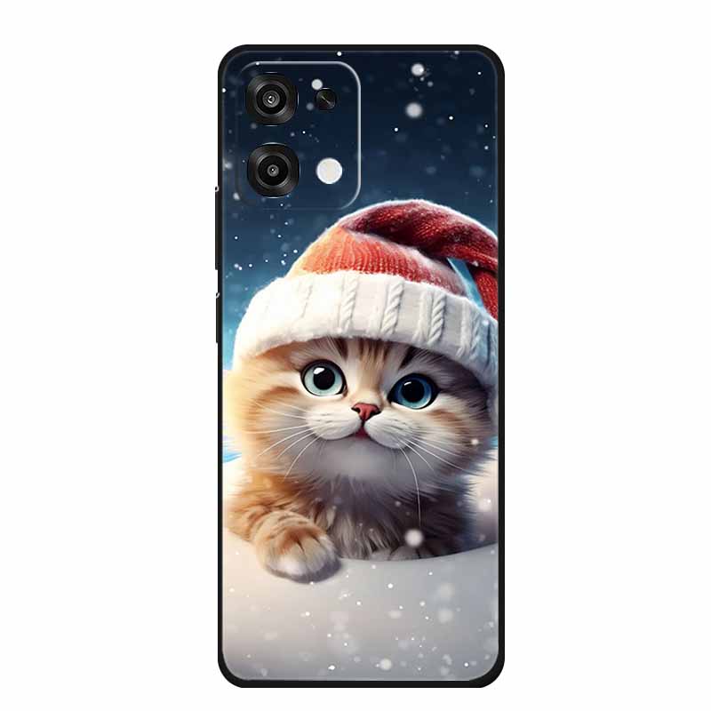 For OPPO F31 Phone Case F 31 Funda Fashion Flowers Black Silicone Soft Back Cover For OPPO F31 5G 2025 Case CPH2781 Coque Shell