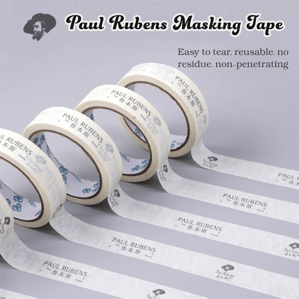 1/2Roll Sticky Adhesive Watercolor Masking Tape 25mm Width Sketch Fixation Tape Oil Painting