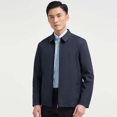 Men's Fleece-Lined Lapel Jacket