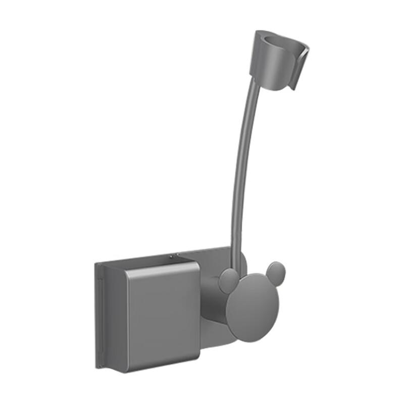 

Xuanyong Wall-Mounted Hair Dryer Holder with Storage