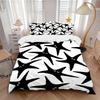 3pcs Starfish Pattern Bedding Set, Breathable and Soft, Suitable for All Seasons, Ideal for Home Use, Suitable for Bedroom Decor 21140