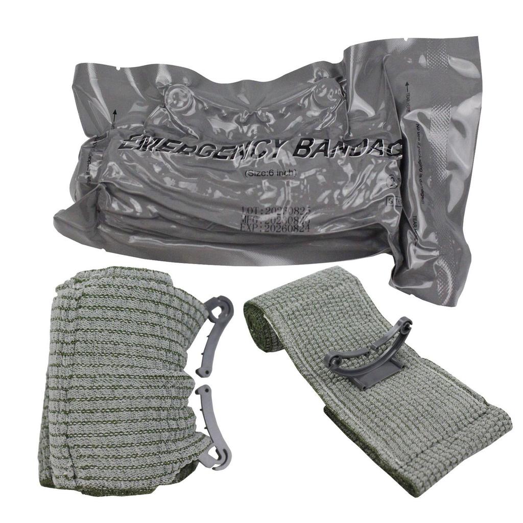 6/4 Inch Israeli Trauma Hemostatic Elastic Bandage for Outdoor First Aid Training