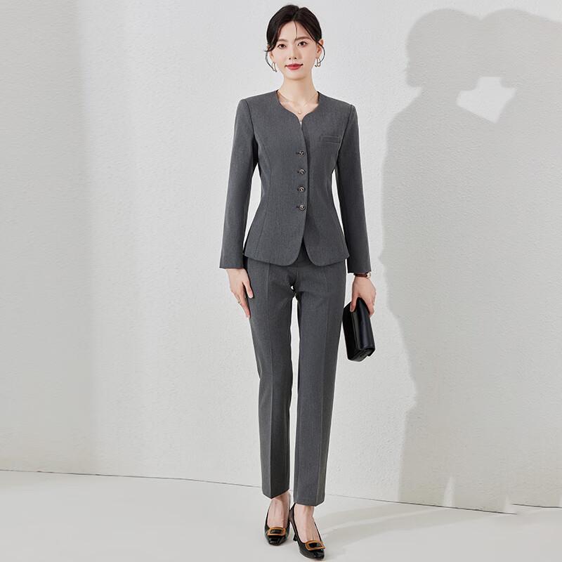 Women s High-End Business Suit Set 4XL