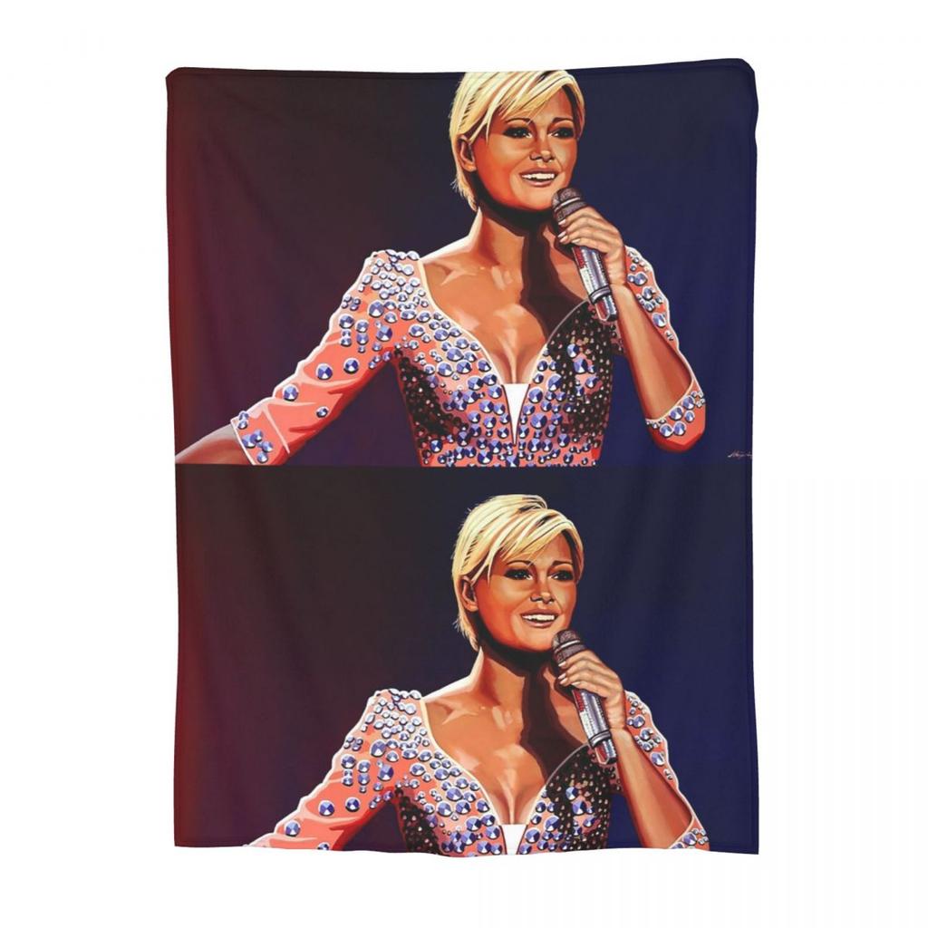 Helene Fischer Collage Decke Flanell Leichte Sofadecken für Couch Bettwäsche Outdoor Decken Tagesdecke Steppdecke