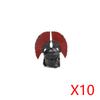 MOC Castello Medievale Cavaliere Armatura Figura Parti Blocchi da Costruzione Tempio Aquila Nera Cavaliere Guerriero Armi Accessorio Mattoncini Giocattolo T01