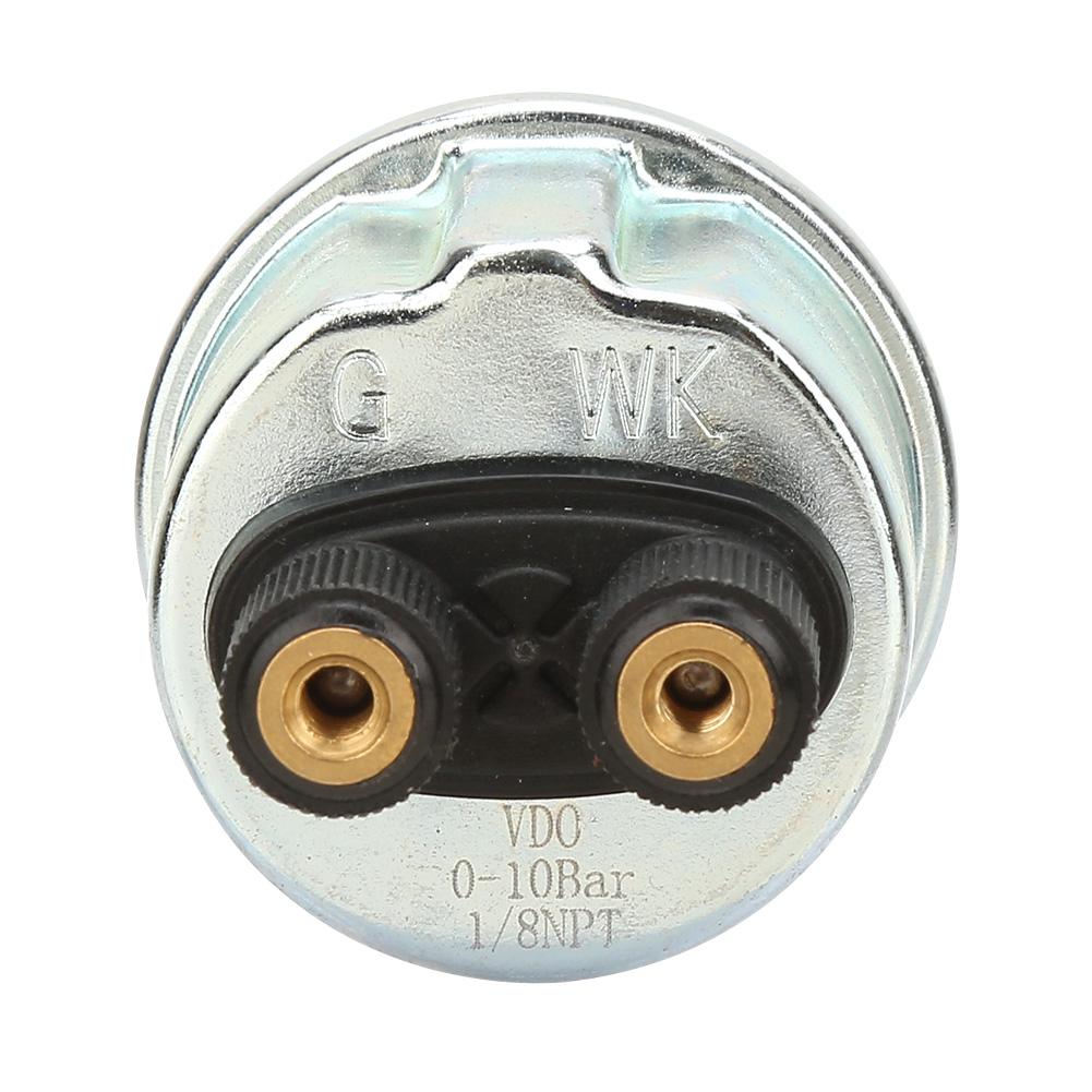 18 NPTF Bright Double Head Thread Senzor tlaku automobilového oleje Vhodné pro VDO 010bar