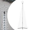VidaXL LED Christmas Tree 495 LEDs Cool White 300.5 Cm, Christmas Light, LED Christmas Light, Outdoor Christmas Light, 4016437
