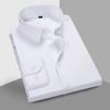 Plus Size Loose Long Sleeve Non Iron Business Formal Shirt For Men