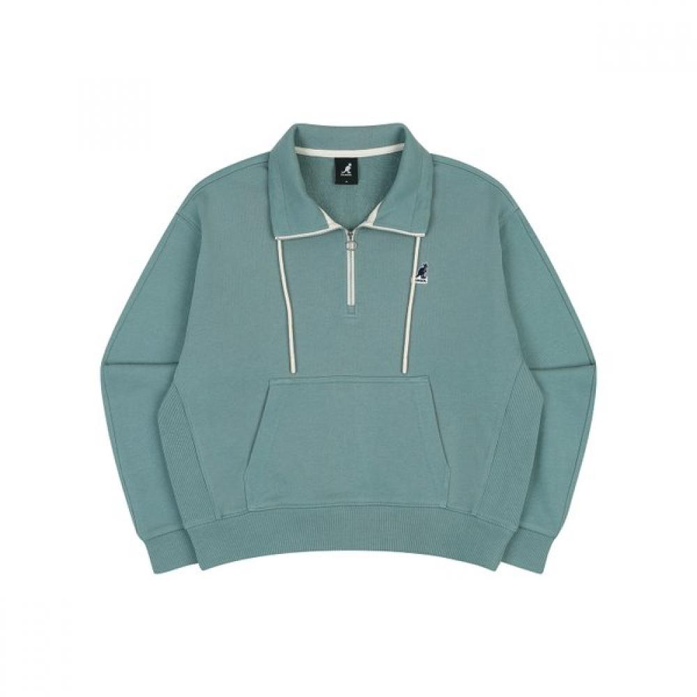 Женская толстовка с полумолнией 1768 Хаки L 4280₽