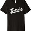 Grandpa Vintage Retro Style Father’s Day For G-pa Grandpa Premium T-Shirt