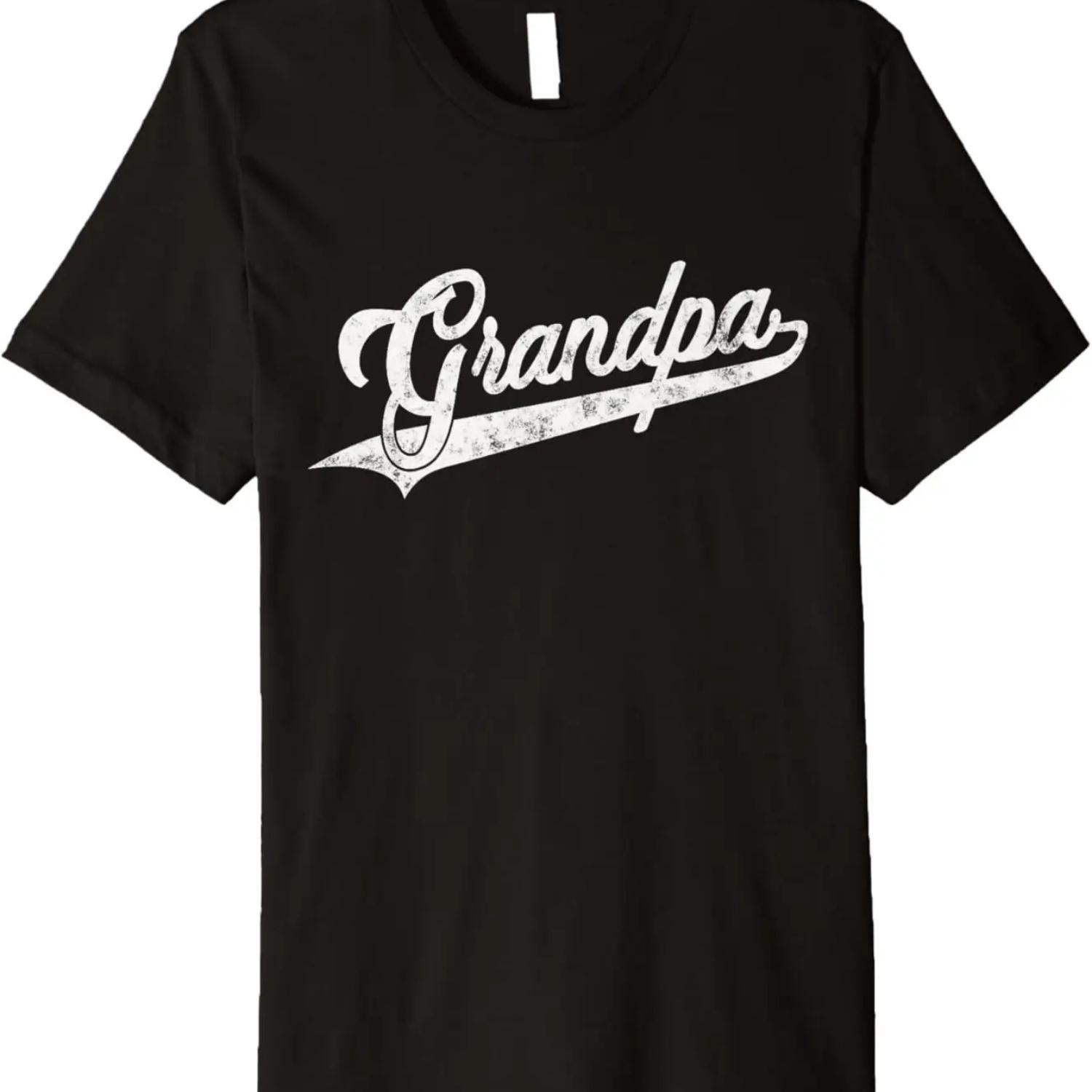 Grandpa Vintage Retro Style Father’s day For G-pa Grandpa Premium T-Shirt S чёрный