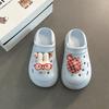 Cute cartoon doll thick-soled heightening hole shoes, summer fashion and leisure versatile two wear bag head slippers