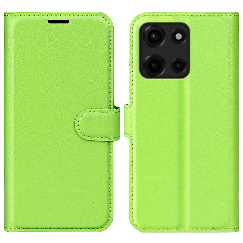 For Motorola Moto G 5G (2025) Case Litchi Texture Shockproof Leather Wallet Phone Cover