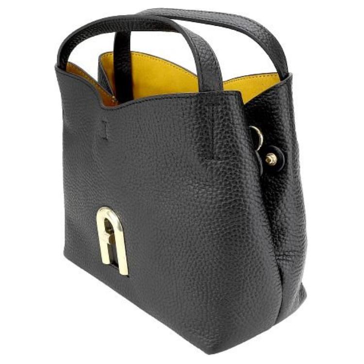 New Furla Primula Leather Shoulder Bag, Crossbody Bag, Handbag Mini Women's Black WB00780-BX0041-O6000