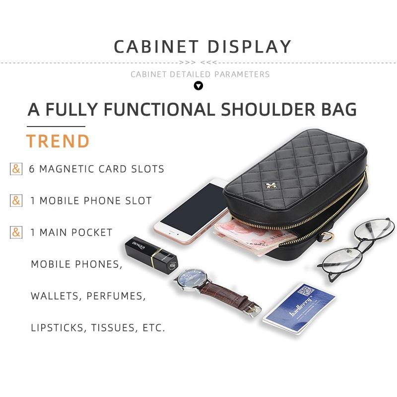 Baellerry Damskie torby na telefon Marka Design Torby na ramię Torba na ramię Damska torba kurierska Torebki