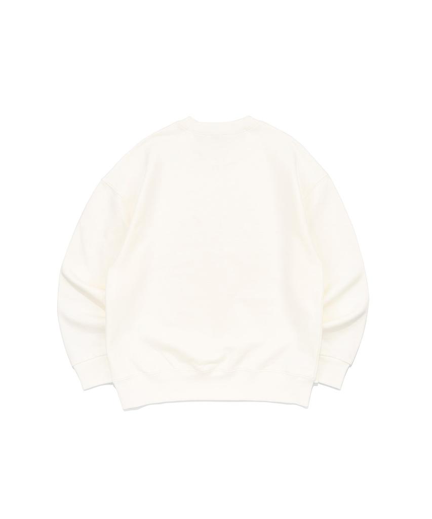 NET SOCIAL CLUB Arch Logo Sweatshirts (Ivory)