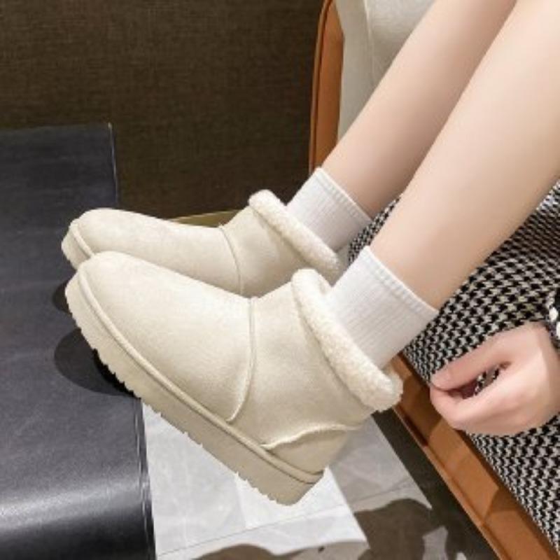 

Женские утепленные подкладкой мягкие толстые подошвы увеличивающие рост уличные утолщенные теплые легкие удобные стремена земля хлопок обувь зимние ботинки 42