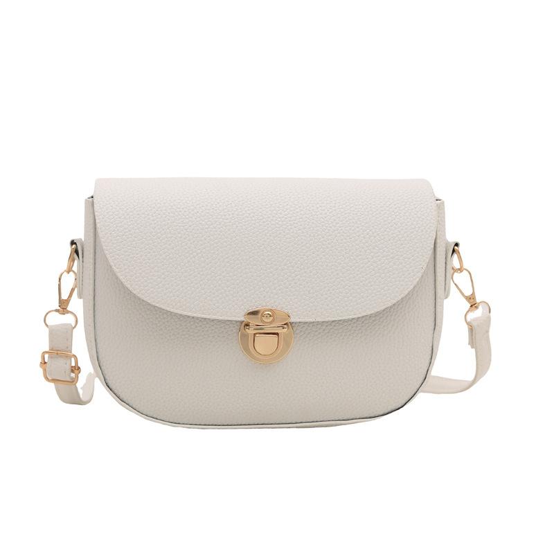 French Niche Bag 2025 New Fashionable Solid Color Texture Shoulder Underarm Bag Spring Versatile Messenger Bag Women's Bag