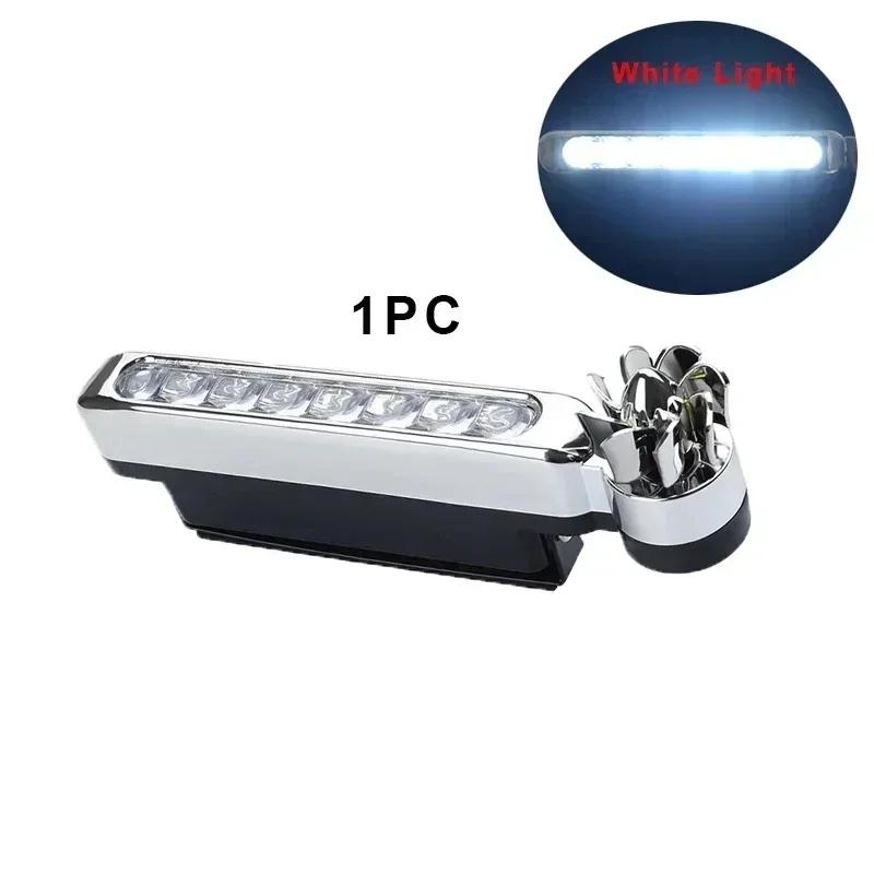 1/2pcs Wind Powered Car LED DayTime Running Light Auxiliary Lighting Rotation Fan Lamp Automobile Day Time Headlight Led Lights