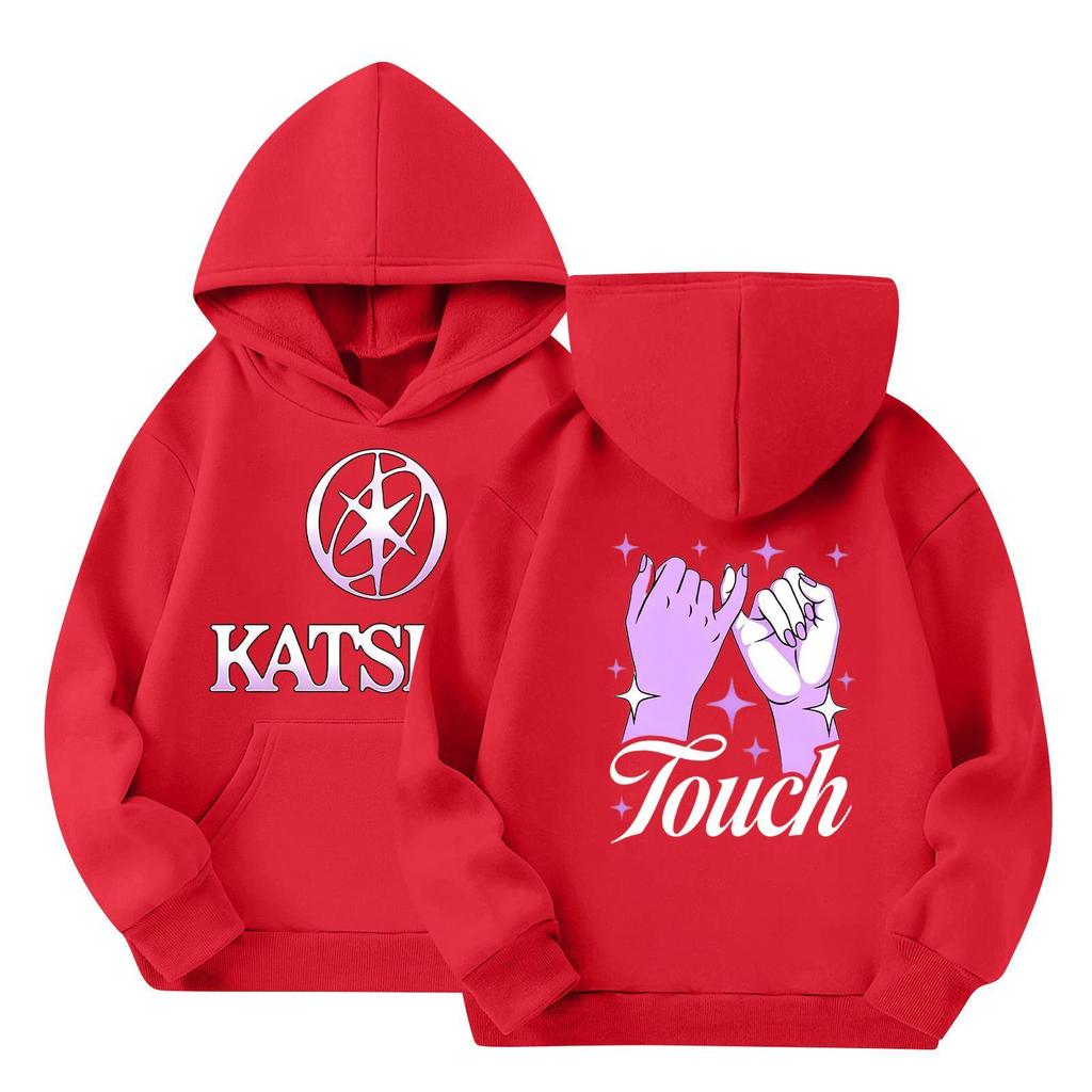 Girl Group Printed Long Sleeve Hoodie Sweatshirt for Girls Casual Everyday Wear