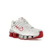 Nike Shox TL Platinum Tint Gym Red Women Sneakers White FZ4344-001