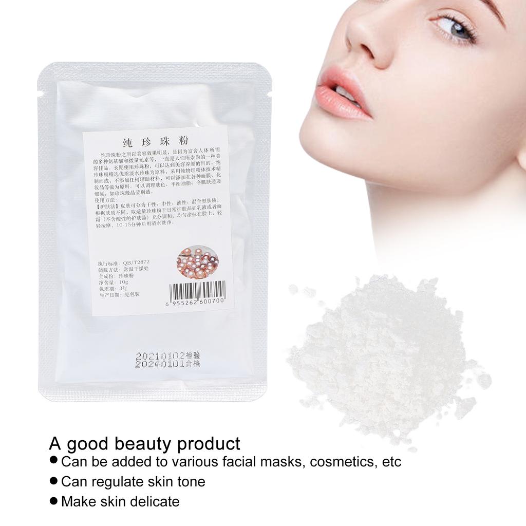 Pearl Powder Women Mild Skin Beauty Loose Powder Accessory for Cotton Thread Epilator 0.4oz