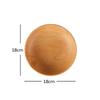 Multiple Sizes Eating Utensil Smooth Natural Beech Wood Salad Bowl Round Kitchen Tableware Household Fruit Bowl for Food Noodle