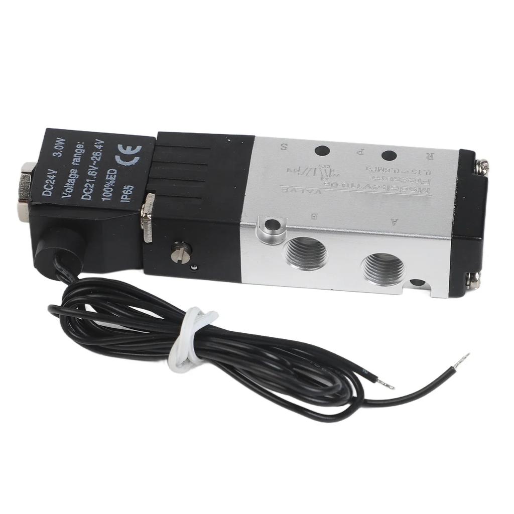 Pilot-operated Design DC24V Valve Easy To Install Pressure Range 0-0.8 MPa For Quick Control Efficient Air Flow Control Valve