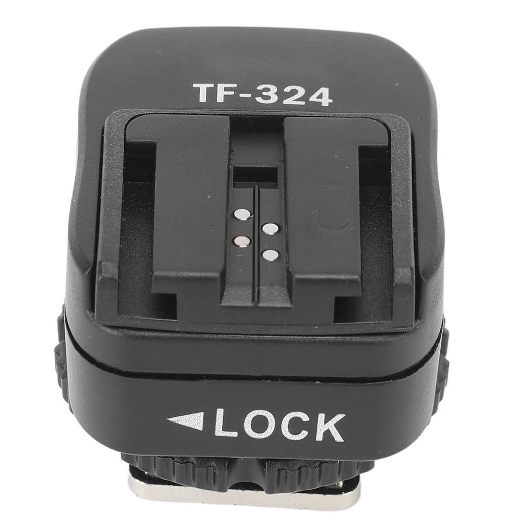 Flash Hot Shoe Adapter with PC Sync Port Easy Installation Stable Connection Camera Accessory for SB900 SB27 SB80DX