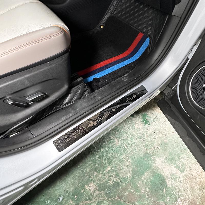 Universal Geometry/Firefly Car Door Sill Protector - Anti-Scratch Sticker for Modification & Protection