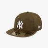 New Era New York Yankees Nylon Metal Retro Crown Strapback Brown 15131626