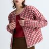 Lapli Tweed Pattern Knit Cardigan Lkcdw125001